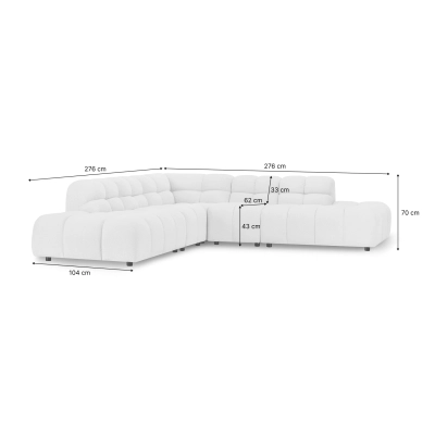 Modularer Eckschrank Amaris 276x276 cm