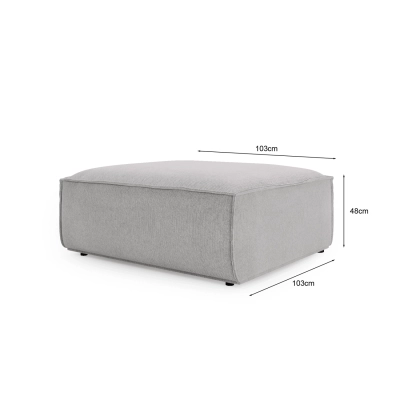 Rechteckiger Sitzsack Look 103x103 cm | MONONI.PL