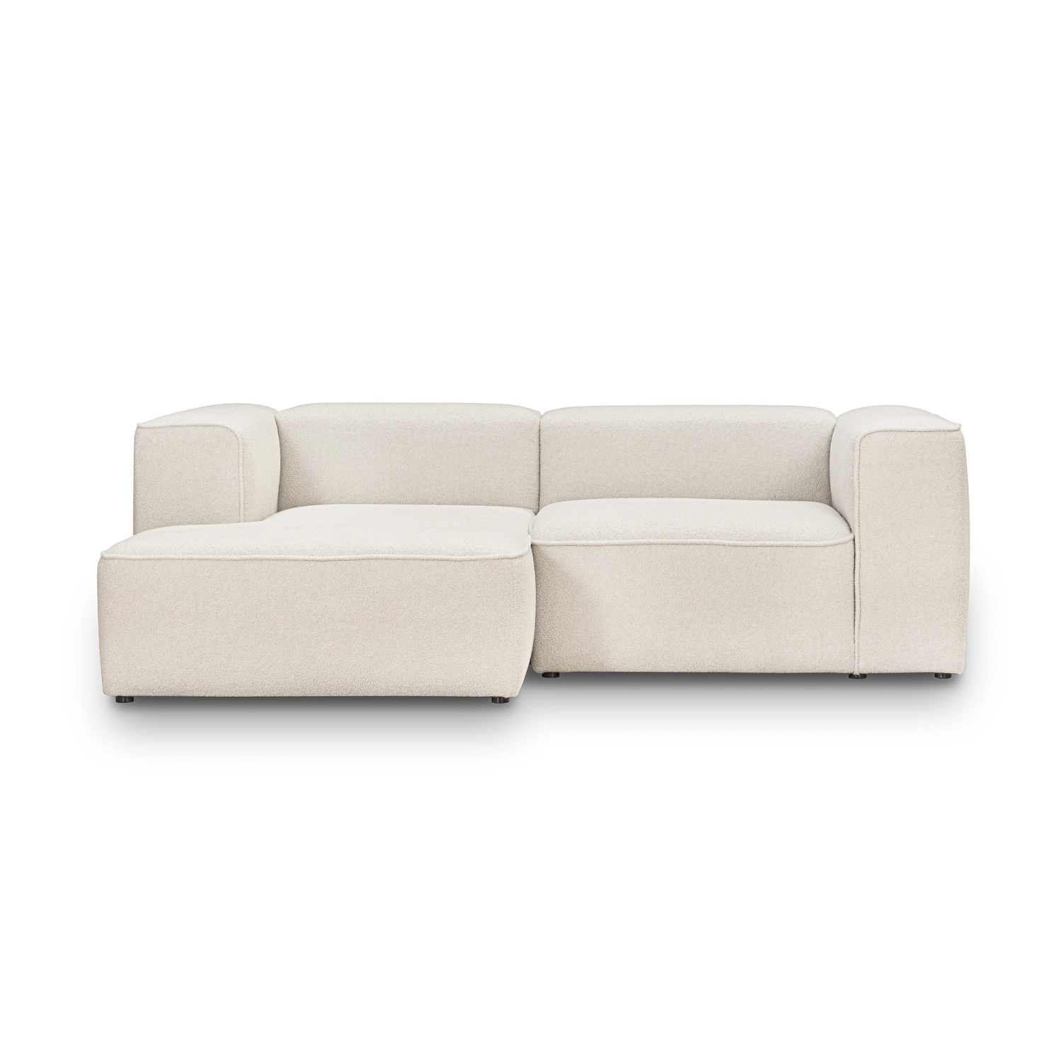 Mały narożnik modułowy 230x160 cm Luss śmietankowy beż | MONONI.PL