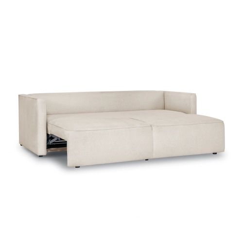 Nowoczesna sofa z funkcją spania Luss 224x102 beż I MONONI.PL