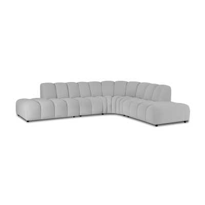 Bliss modulares Ecksofa 349x283 cm grau beige boucle | MONONI.PL