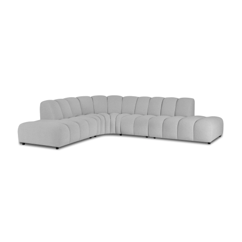 Narożnik modułowy Bliss 349x283 cm szarobeżowy boucle | MONONI.PL