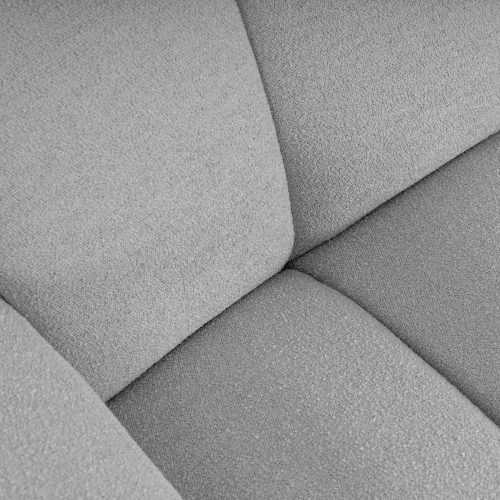 Modulares Ecksofa Bliss 406x244 cm hellgrau boucle | MONONI.PL