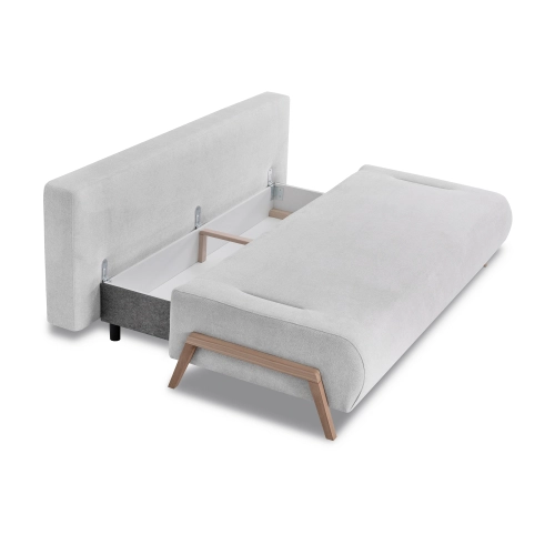 Sofa z funkcją spania Chillo 215x105 cm jasny beż | MONONI.PL