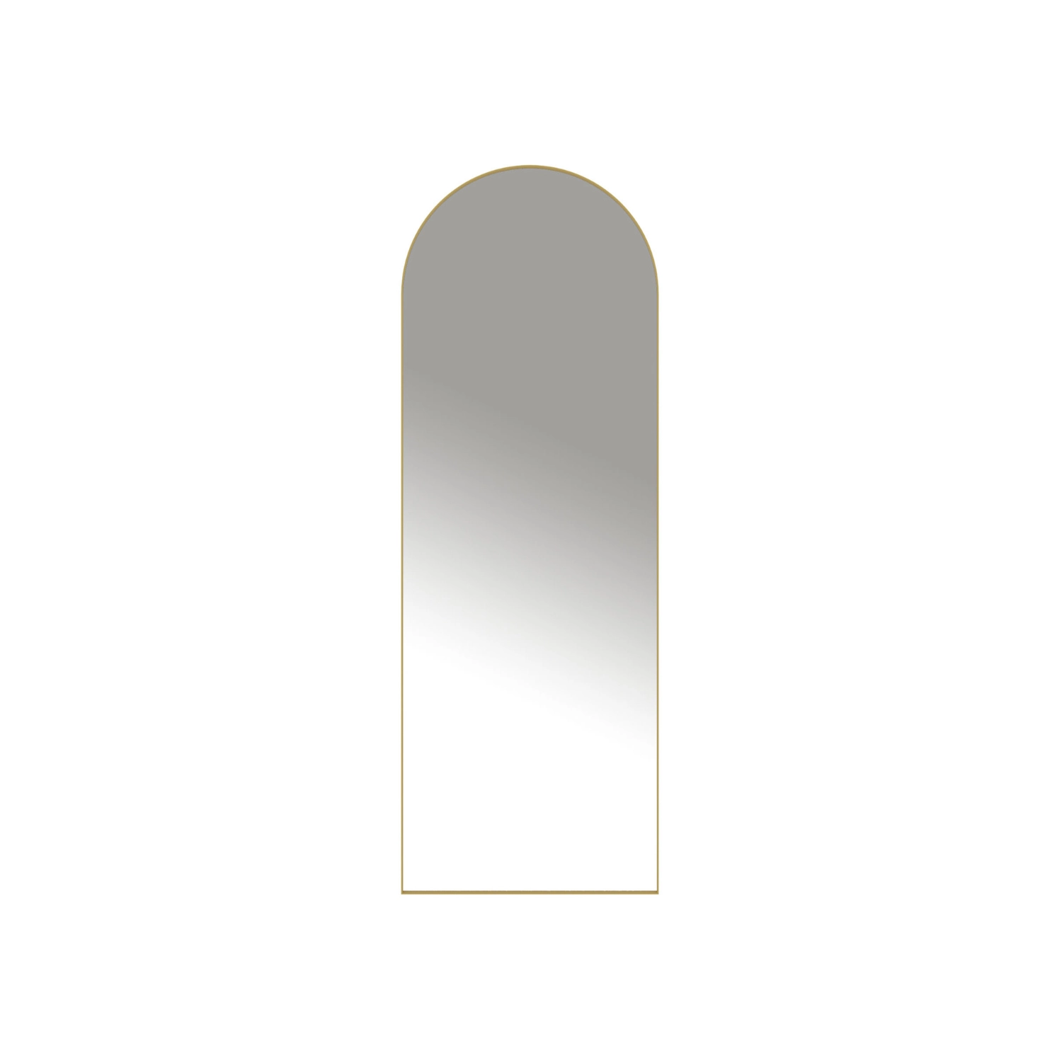 Porta Tall lustro podłużne w złotej, metalowej ramie