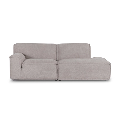 Modulares offenes Sofa Look 233x103 cm dunkelbeige boucle I MONONI.PL