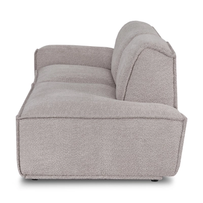 Modulares offenes Sofa Look 233x103 cm dunkelbeige boucle I MONONI.PL