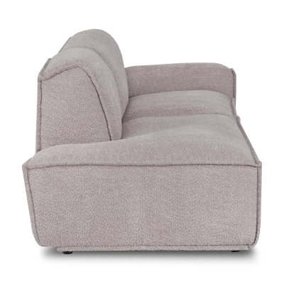 Modulares offenes Sofa Look 233x103 cm dunkelbeige boucle I MONONI.PL