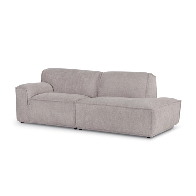 Sofa modułowa otwarta Look 233x103 cm lewostronna
