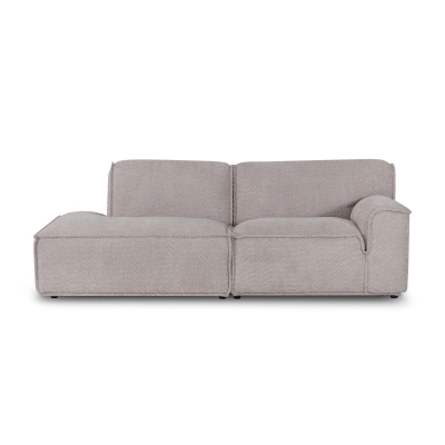 Modulares offenes Sofa Look 233x103 cm rechte Seite
