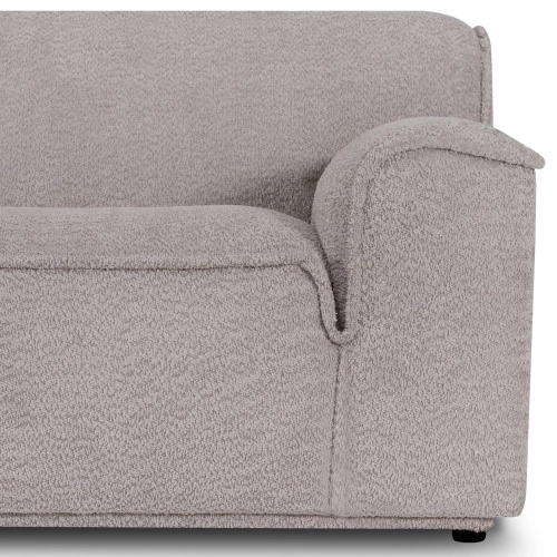 Modulares offenes Sofa Look 233x103 cm rechte Seite