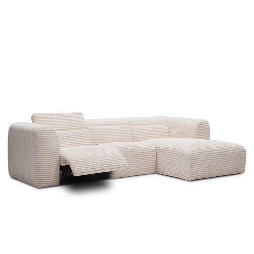 Nube 3-Sitzer-Ecksofa mit Relaxfunktion | MONONI.PL
