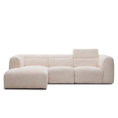 Nube 3-Sitzer-Ecksofa mit Relaxfunktion | MONONI.PL