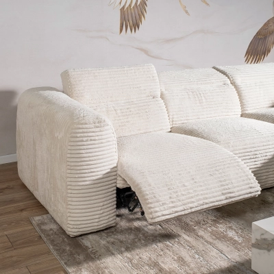 Nube 3-Sitzer-Ecksofa mit Relaxfunktion | MONONI.PL