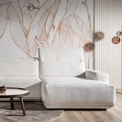 Sempre 3-Sitzer-Ecksofa mit ausziehbarer Sitzfunktion. MONONI.PL