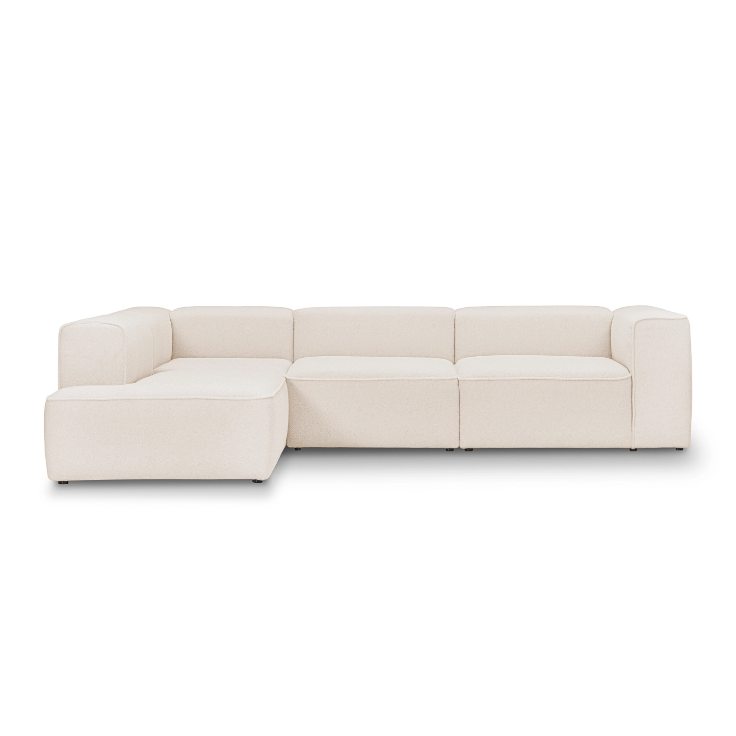 Narożnik modułowy 290x210 cm Luss śmietankowy beż boucle I MONONI.PL