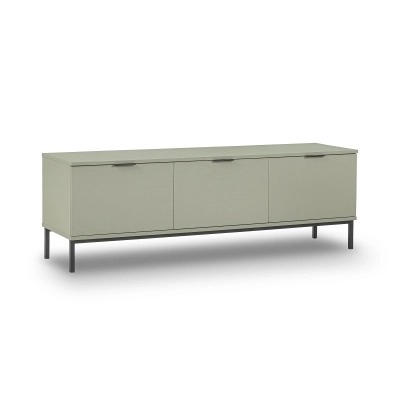 RTV 150 Dreitüriger Schrank Eucalyx grün mit schwarzen Beinen