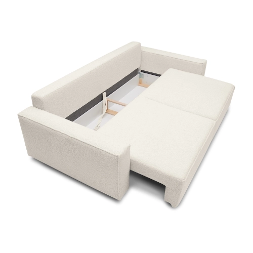 Sofa z funkcją spania  251x119 cm Moyo śmietankowy beż  I MONONI.PL