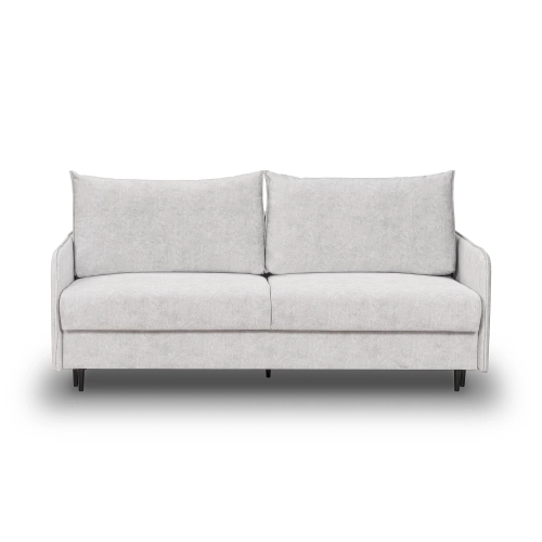 Ivoli sofa 2 osobowa 190x100 cm z funkcją spania 3DL i pojemnikiem, tkanina welur