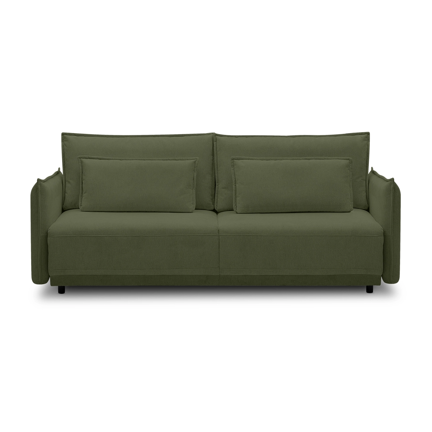 Sofa rozkładana Lorena 227x110 cm oliwkowy szenil | MONONI.PL