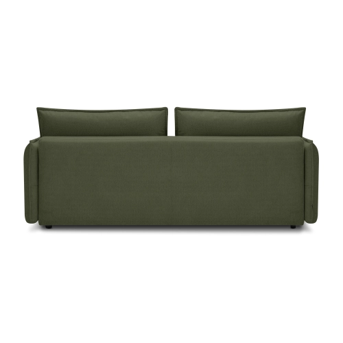 Sofa rozkładana Lorena 227x110 cm oliwkowy szenil | MONONI.PL