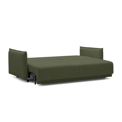 Sofa rozkładana Lorena 227x110 cm oliwkowy szenil | MONONI.PL