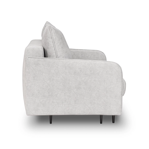 Ivoli sofa 2 osobowa 190x100 cm z funkcją spania 3DL i pojemnikiem, tkanina welur