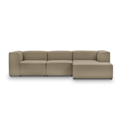 Modulares Ecksofa 320x160 cm Luss taupe kariert I MONONI.PL