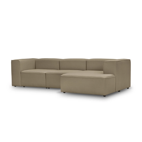 Modulares Ecksofa 320x160 cm Luss taupe kariert I MONONI.PL
