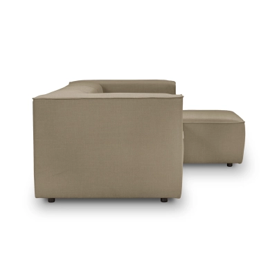 Modulares Ecksofa 320x160 cm Luss taupe kariert I MONONI.PL