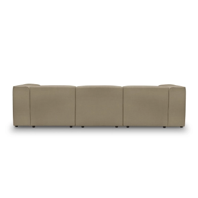 Modulares Ecksofa 320x160 cm Luss taupe kariert I MONONI.PL