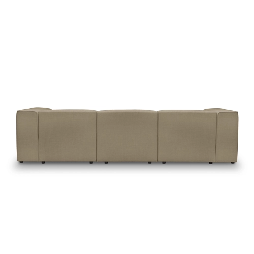 Modulares Ecksofa 320x160 cm Luss taupe kariert I MONONI.PL