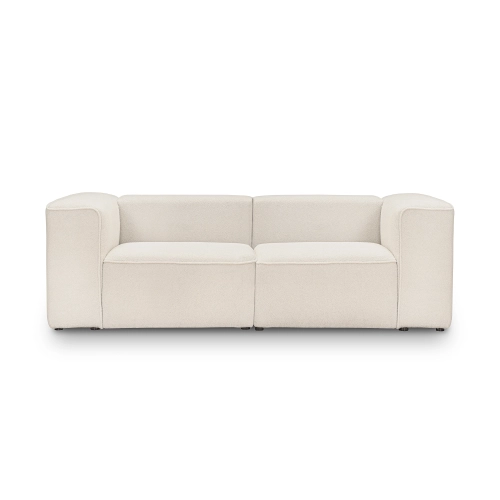 Modulares 2-Sitzer-Sofa 220x100 cm Luss cremebeige I MONONI.PL