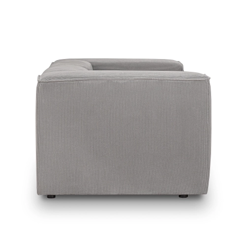 Sofa modułowa 2 osobowa 220x100 cm Luss jasnoszara sztruks I MONONI.PL