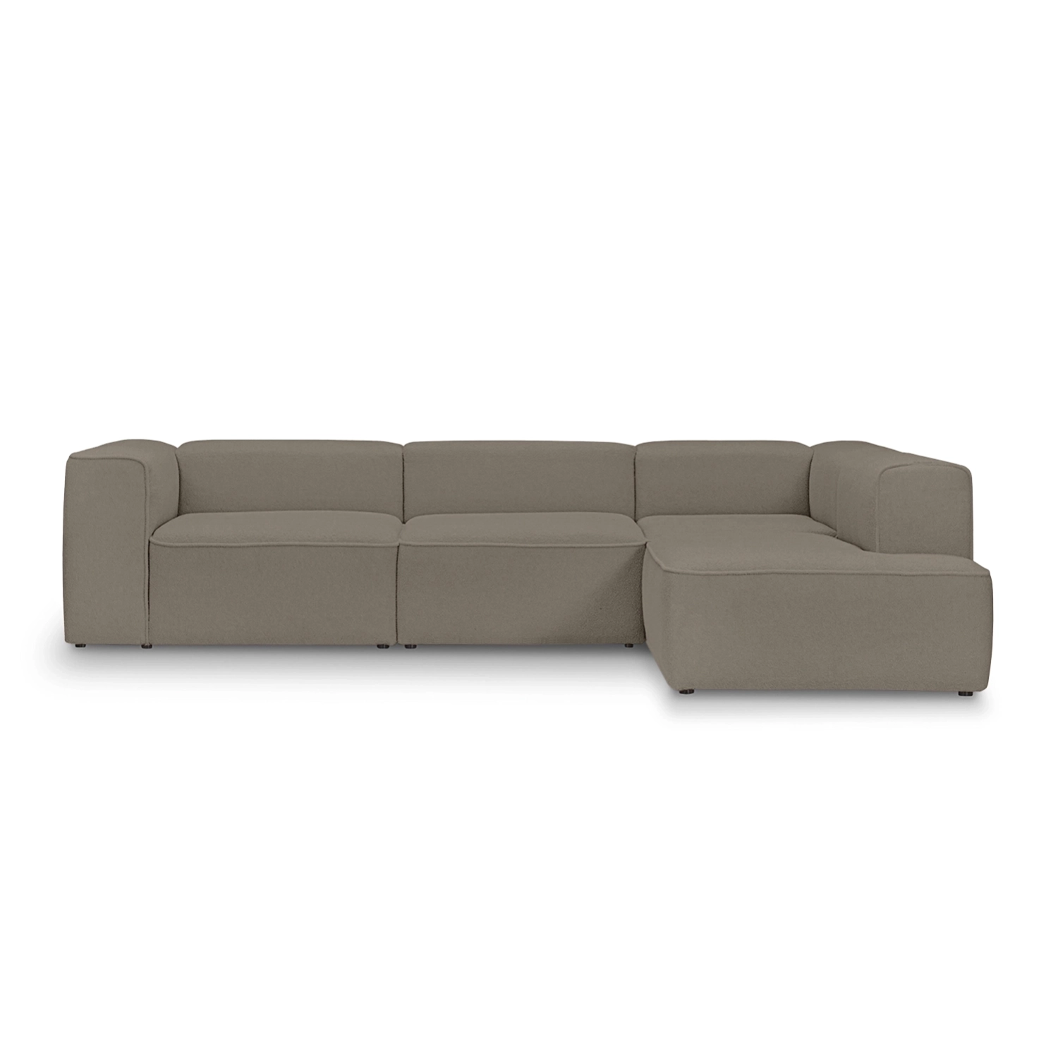 Modulares Ecksofa Luss 310x210 cm Kaffee Boucle|MONI.PL