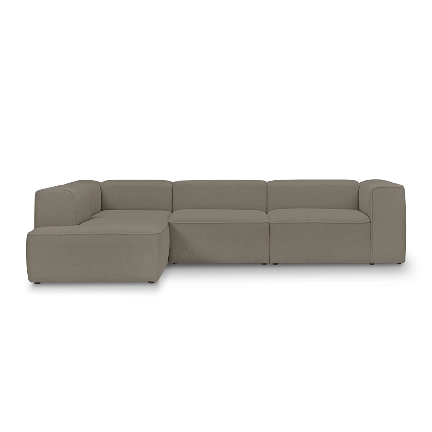 Narożnik modułowy Luss 310x210 cm kawowy boucle|MONONI.PL