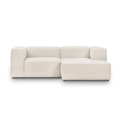 Kleine modulare Ecke 2-Sitzer 220x160 cm Luss boucle | MONONI.PL