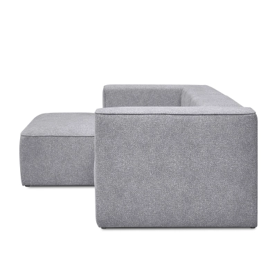 Narożnik mały modułowy 20x160 cm Luss jasnoszary boucle| MONONI.PL