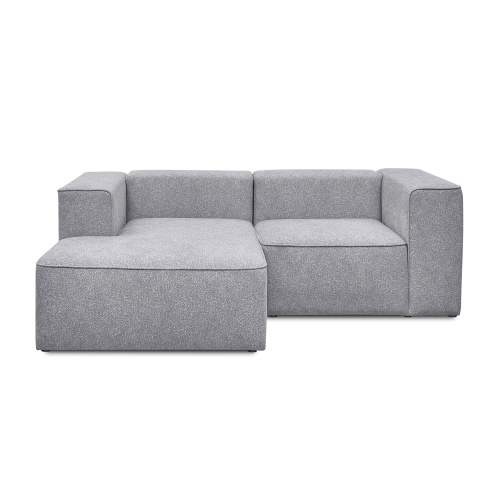 Kleines modulares Ecksofa 20x160 cm Luss hellgrau boucle| MONONI.PL