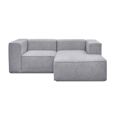 Kleines modulares Ecksofa 20x160 cm Luss hellgrau boucle| MONONI.PL