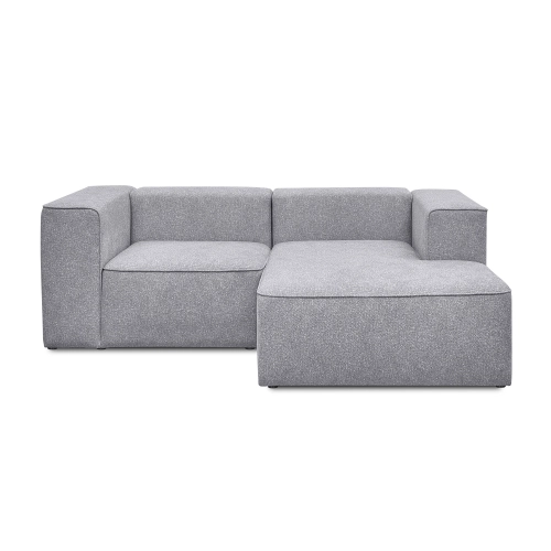 Kleines modulares Ecksofa 20x160 cm Luss hellgrau boucle| MONONI.PL