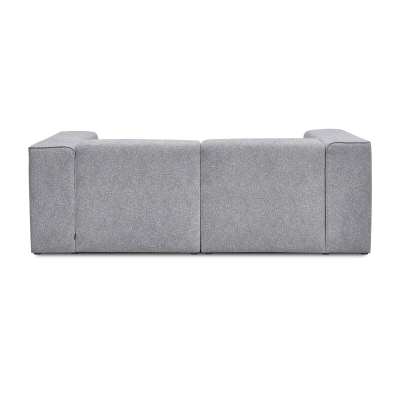 Kleines modulares Ecksofa 20x160 cm Luss hellgrau boucle| MONONI.PL