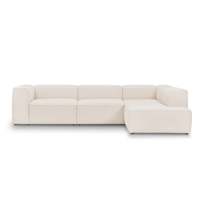 Modulares Ecksofa 290x210 cm Luss creme beige boucle I MONONI.PL