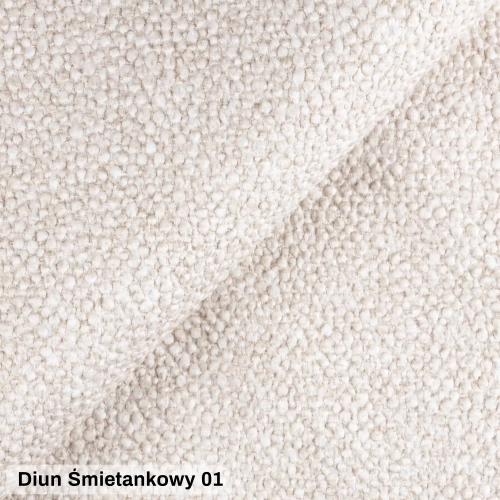 Große Chaiselongue 110x160 cm Luss creme-beige boucle I MONONI.PL