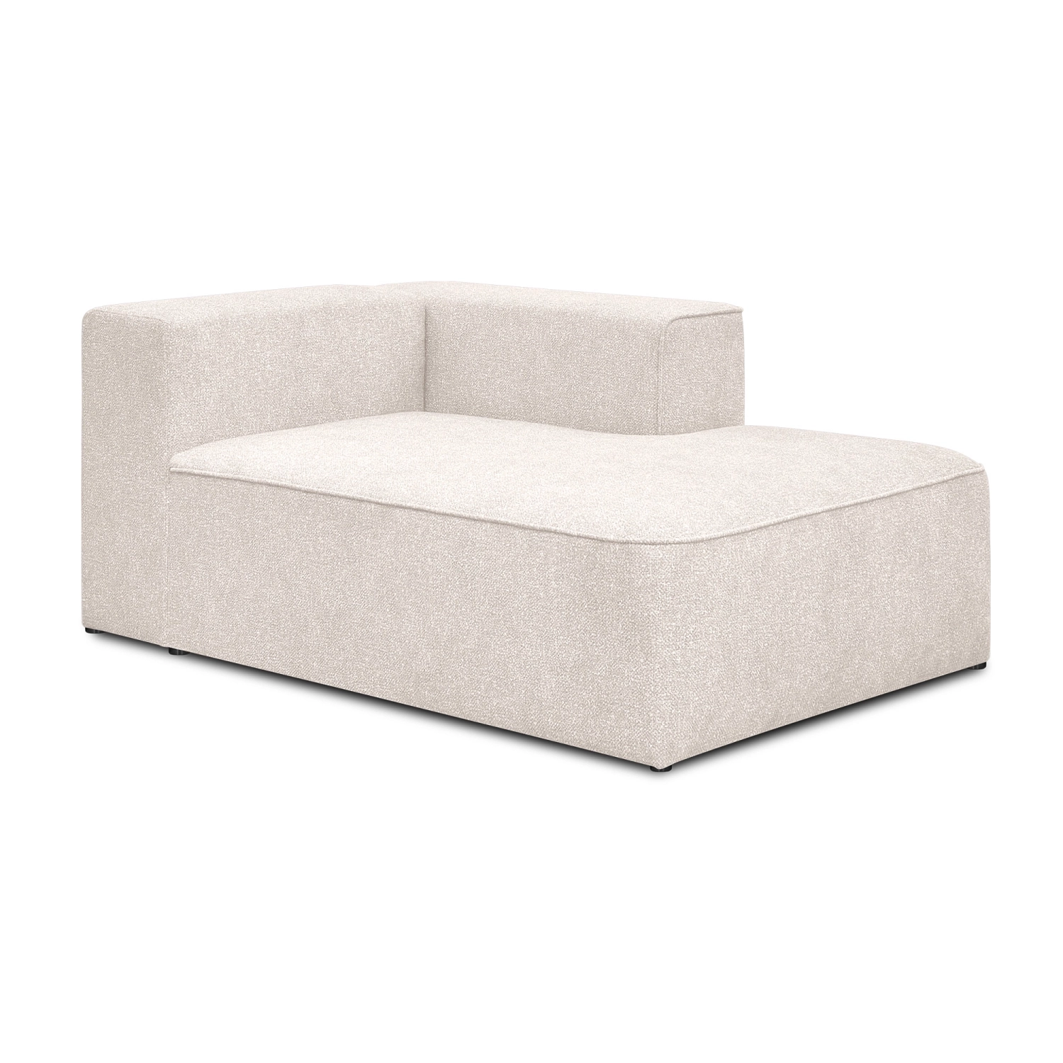 Große Chaiselongue 110x160 cm Luss creme-beige boucle I MONONI.PL