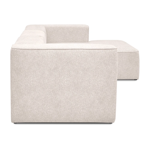 Narożnik beżowy modułowy 3 osobowy 320x160 cm Luss boucle I MONONI.PL