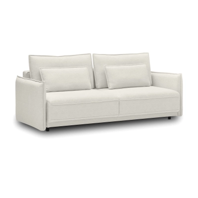 Sofa rozkładana 227x110 cm Lorena jasnobeżowy dzianina | MONONI.PL