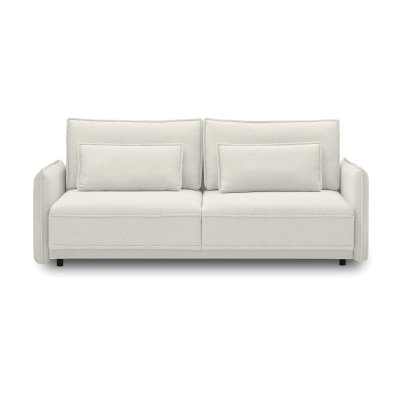 Schlafsofa 227x110 cm Lorena hellbeige gestrickt | MONONI.PL