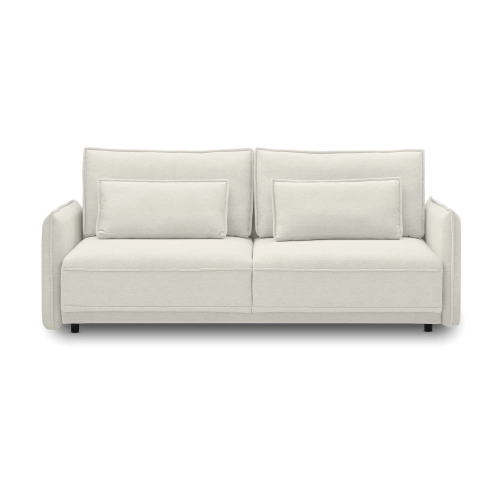Schlafsofa 227x110 cm Lorena hellbeige gestrickt | MONONI.PL