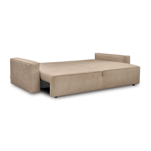 Sofa 3 osobowa z funkcją spania 3DL Moyo boucle beżowy I MONONI.PL